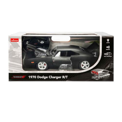 RASTAR RC Car 1/16 Scale 2.4Ghz Remote Control Car for Dodge Charger R/T with Engine Version R/C Toy Car Model Vehicle