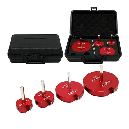 HFS(R) 4 Pcs PVC Pipe Reamer Tool, 1-1/2",2",3",4" - Fits 1/2" Drill, PVC Fitting Saver & Plastic Pipe Fitsting Reamer Socket Saver Plumbing Tool for Schedule 40 Plastic Pipes - size: 1-1/2",2",3",4"