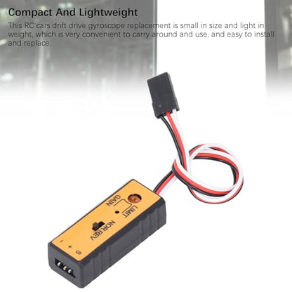 RC Car Drift Driving Gyroscope, Compact Gyro for RC Car for Wide Application ABS 4-6V Good Performance for Modification