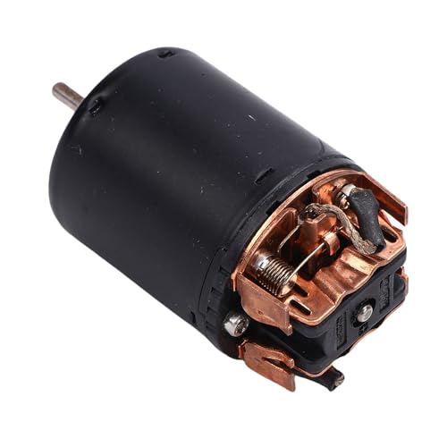 540 35T Brushed Motor High Performance High Torsion Motor with Cooling Fan and Splash Proof Design for RC Climbing Car Drone Sweeping Robot Alloy Steel Material with Connecting