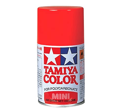 Tamiya PS-34 Polycarbonate Spray Bright Red Model Paint 86034