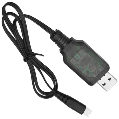 3Pcs Vgoohobby 7.4v 2S Lipo Battery USB Charger Cable with XH-3P Connector Compatible with Gel Splatter Blaster Hosim Q903 Axial SCX24 Haiboxing WLtoys Skytech RC Car Boat Drone
