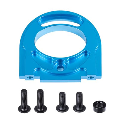 Aluminum Adjustable Motor Mount Plate Compatible with Tamiya TT02 1/10 Motor Mount Chassis RC On Road Touring Car Upgrade Parts 54558 Blue