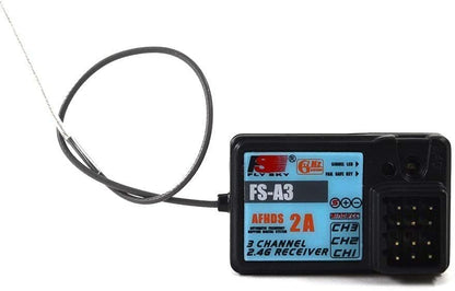 Flysky FS-A3 Waterproof Receiver RX 3 Channel 2.4G AFHDS2A Compatible with GT2E GT2F GT2G iT3B iT3C Flysky RC Transmitter