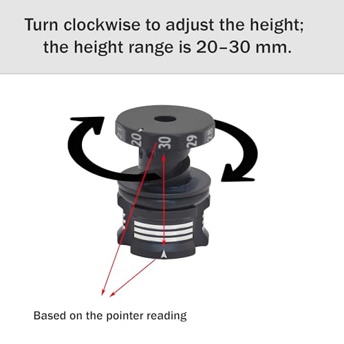 Ride Height Gauge for RC Car Adjustable Height 20-30mm for RC Model Crawler Repair Working