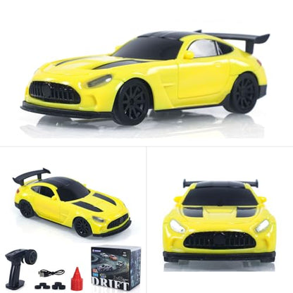 TOUCAN RC HOBBY RTR 4310 1/43 Remote Control Drift Car 4WD RC Racing Vehicles Radio Battery Light Effects No Sounds Mini Car Model Gift for Ages 14+