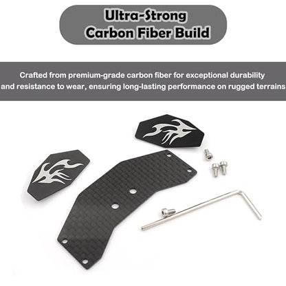 Carbon Fiber RC Tail Wing for Losi 1/24 Micro-B 2WD Buggy RC Car(Black) | Carbon Fiber RC Tail Wing,RC Car, Upgrade Parts,Easy Installation - color: Black