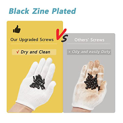 Kadrick 1250 Pcs M3 Screws and Nuts Assortment M3x4MM-35MM, Hex Socket Head Cap Metric M3 Machine Bolts Kit, 12.9 Grade Alloy Steel,Anti-Rust Up Graded,Black Zinc Plated,Free Allen Head Wrench - size: M3 1250Pcs