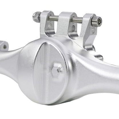F10T Aluminum Front Rear Straight Axle Complete for 1/10 RC Crawler Axial SCX10 II Vanquish VS4-10 Phoenix F10T Upgrade Parts (Silver Set) - color: Silver Set