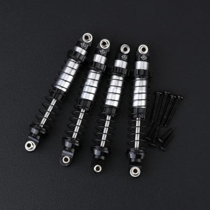 UTB18 Shocks 92MM Long Travel Shocks Absorber for Axial Capra UTB18 Upgrades Trail 4WD 1/18 RC Crawler - color: Black