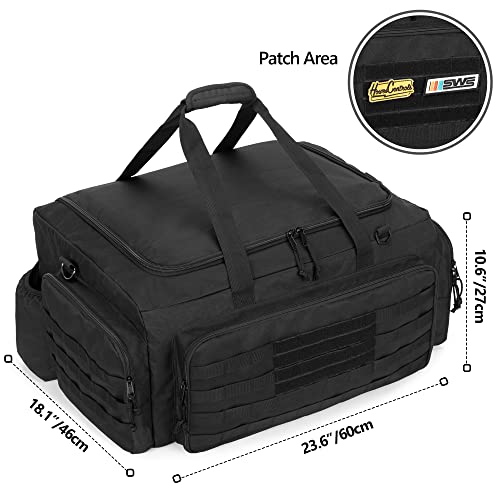 GOBUROS RC Car Bag for 1/8 and 1/10 Car, RC Carry Case(Patent Design) | Compatible with Traxxas 1/8 Car, Multi-Pockets to Store Tools and Accessories, Adjustable Shoulder Strap for Easy Carrying