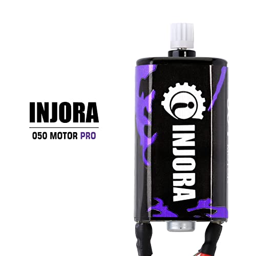 INJORA 050 Pro 50T High Torque Brushed Motor with Mount for SCX24 - size: Motor without Heat Sink