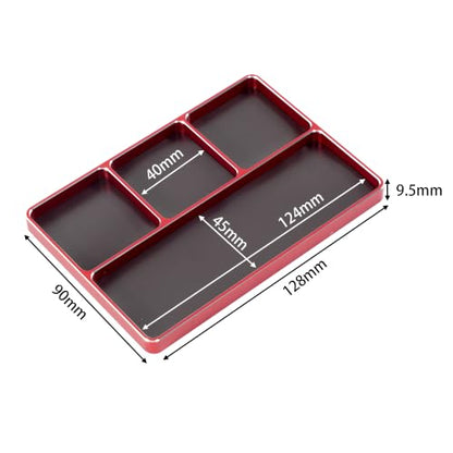 Universal CNC Aluminium RC Magnetic Screw Tray Magnetic Parts Tray Magnet Screws Holder Plate Organizer Parts Tray Nut Gasket Tool Tray for Sockets, Bolts, Pins, Phones, RC Car Boat Plane (Blue) - color: 3.blue