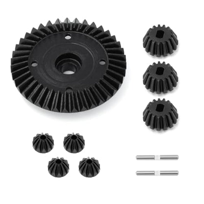 39T Differential Ring Gear 7pcs Bevel Diff Gear #45 Steel Gear Diff Unit for 1/10 Tamiya TT02 TT02B XV02 Upgrade Parts