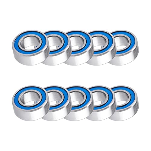 Professional RC Ball Bearings Double Rubber Sealed for Traxxas Arrma Axial Team Associated Losi Redcat Racing RC4WD Tamiya HPI (10-Pack) (5x10x4mm) - size: 5x10x4mm