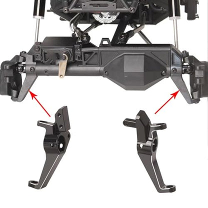 Rc Parts Compatible with Axial AXP8 Gilamon 1/8 RC Truck Car Upgrades Parts Modification Spare Aluminum Front Axle C Hub Carrier Set