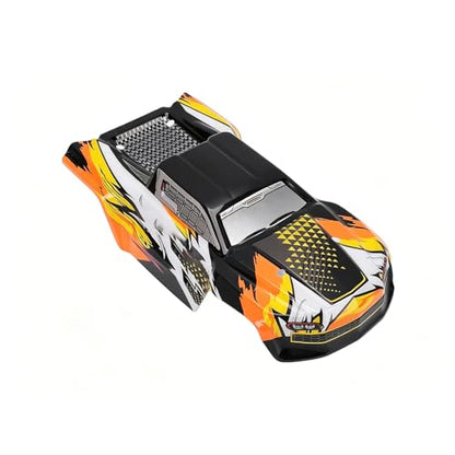 LICAEVEY 1/16 RC Car Shell DIY Upgrade Kit Fits SCY16101 SCY16102 SCY16101PRO SCY16102PRO High Speed Body Shell Replacement (Orange) - color: Orange