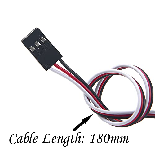 RC Car CH3 Extender CH3 Control Switch 8-Port Hub Third Channel Switch Compatible with 1/8 1/10 1/16 RC Car Led Winch Roof Led Light