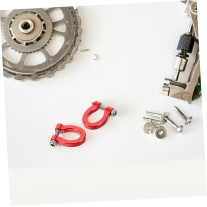 SOLUSTRE Aluminum Alloy Tow Hook Set for Rc Crawler Car Strong Model Towing Shackle Simple Installation Versatile Design