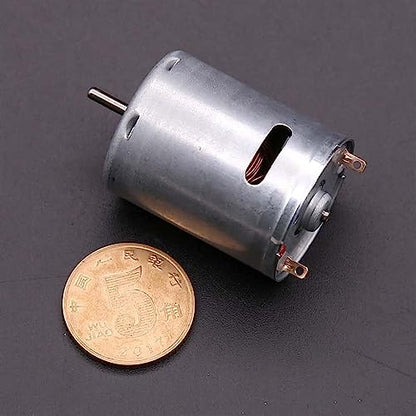 Gear Motor,dc Geared Motor,Small Motor,370 Carbon Brush Motor, DC 3.7V-11.1V 51000RPM, RK-370SD-5028 Ultra-High Speed Power Motor for DIY RC Toy Car Boat Water Gun Model