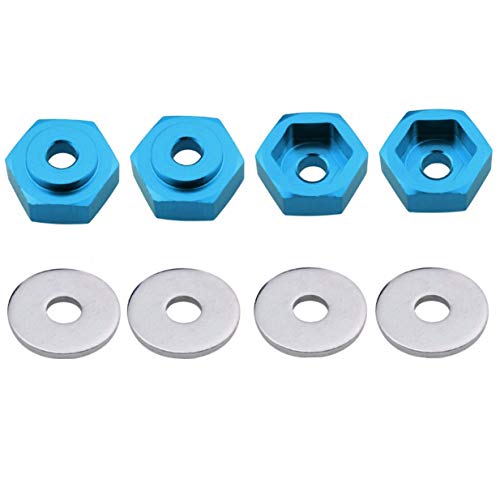 Metal 12mm to 17mm Wheel Hex Adapter Adaptor Converter & Metal 12mm to 17mm Wheel Hex Drive Hub Adapter Conversion 15mm Offset Extension