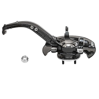 Detroit Axle - 2.4L Front Knuckles Tie Rods for 2003-2007 Honda Accord 2004 | 2005 2006 Steering Knuckles and Wheel Bearing Hub Assembly Outer Tie Rod Ends Replacement [Manual Transmission] - size: 4SU48821/Kit
