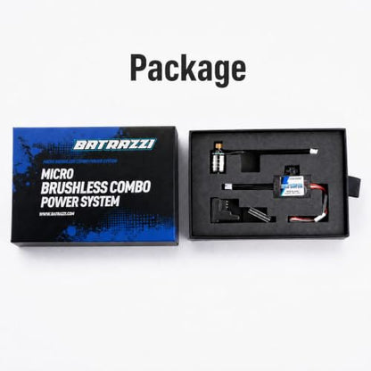 Ctrl Frk 3200KV Brushless Outrunner Motor, Receiver and ESC Set for 1/18 1/24 FCX18 FCX24 for FMS RC Crawler Upgrade Parts - color: Brushless Set