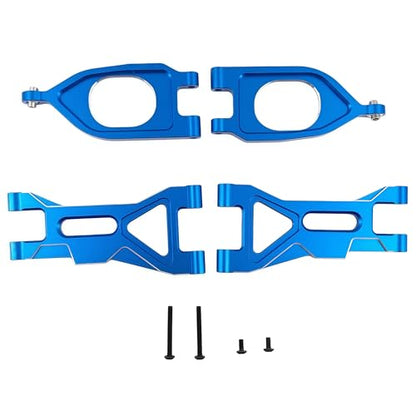 Aluminum Front Upper Lower Suspension Arms for ARRMA Gorgon 2WD (Blue) | 1/10,4X2,Monster Truck,ARA330750 ARA330752,CNC Machined,Heavy Duty,High Strength,Precision Fit,Wear Resistant