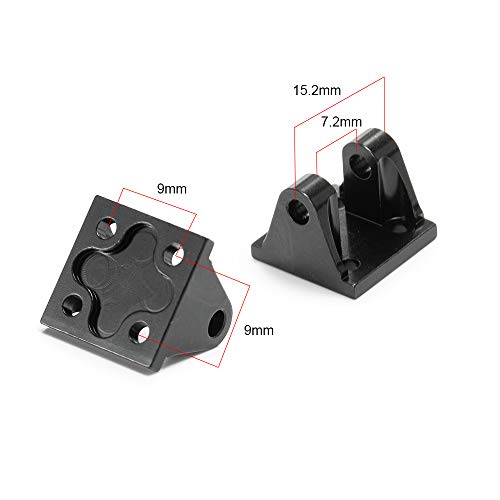 1set 1/10 Scale Alloy Metal Trailer Tow Pintle Hook Chain for 1:10 RC Crawler Car SCX-10 D90 TF2 Truck Accessory