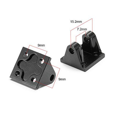 1set 1/10 Scale Alloy Metal Trailer Tow Pintle Hook Chain for 1:10 RC Crawler Car SCX-10 D90 TF2 Truck Accessory