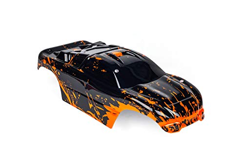SummitLink Custom Body Muddy Orange Over Black Compatible for 1/10 Scale RC Car or Truck (Truck not Included) R-G-01