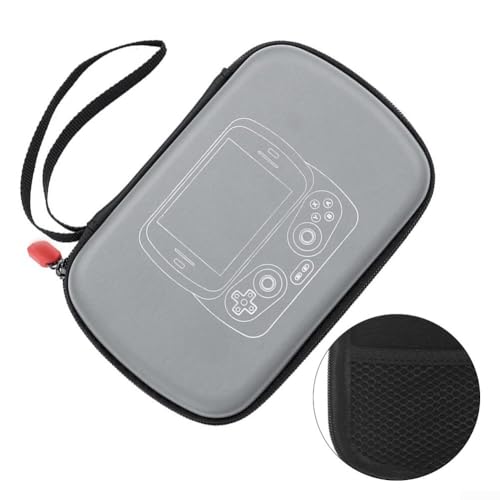 Hard Carrying Case for Anbernic RG Slide Retro Gaming Console Travel Storage Holder Protective Cover Flannel Material Compact Portable Game Accessories Organizer