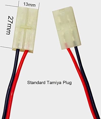 7.2V NiMH High Capacity Battery Pack for RC Cars, RC Aircrafts and Walking Robot (2 Pack 7.2V 3800mAh Batteries)