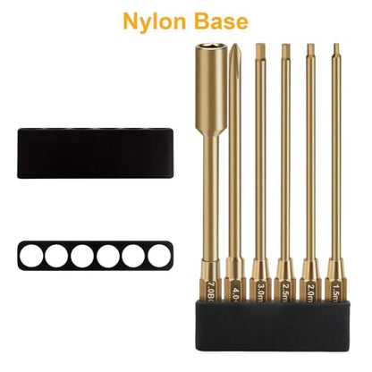 8Pcs RC Tool Hex Driver Screwdriver Set, 1.5-3.0mm Nut & Cross-Shaped for Electric Driver YUBJIANG