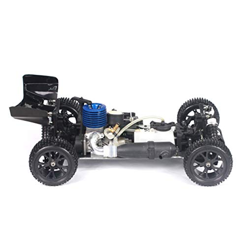 Helixsun VRX RH1006 1/10 Scale High-Speed 2.4GHz 4WD Nitro Off-Road RC Car (Equipped with Force.18 Engine) – Agile Steering, Smooth Riding Regardless of Terrain – RTF/R0080 - color: Blue White