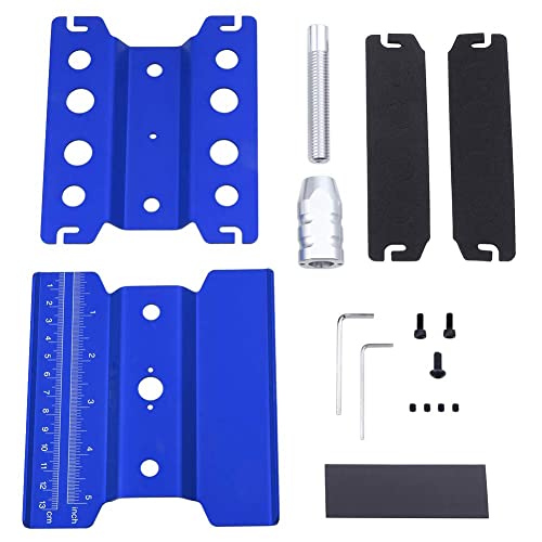 Aluminum Alloy RC Car Work Stand Repair Workstation 360 Degree Rotation Lift Or Lower for 1/8 1/10 1/12 Scale Cars Trucks Buggies