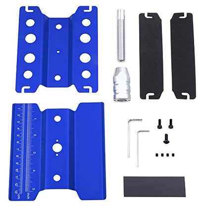 Aluminum Alloy RC Car Work Stand Repair Workstation 360 Degree Rotation Lift Or Lower for 1/8 1/10 1/12 Scale Cars Trucks Buggies