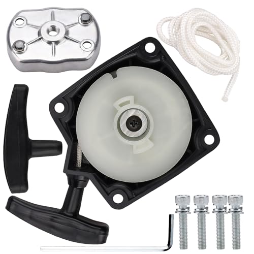 Xastro 49cc Recoil Pull Starter with Pawl Ratchet Gear | for ATVs Pocket Dirt Bike 43cc 47cc 50cc Gas Scooters Pocket Bikes Mid-Bikes Mini-Choppers Small Quads