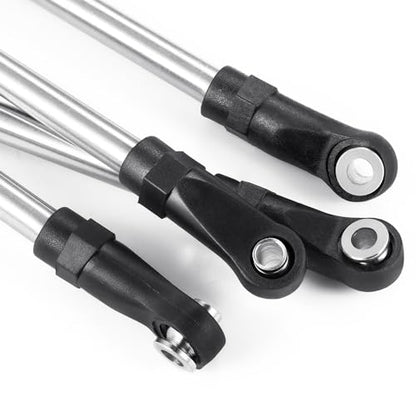 MORLORDY 10Pcs Stainless Steel RC Link Rod Linkage Set with Ball End for Axial SCX10-AXI90075 UMG10 II RC Crawler Car Upgrade Part