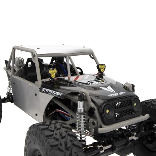 MEUS RACING RC Car LED Lights Kit 1/10 1/8 Scale RC Accessories for Axial SCX10 90046 Wraith Traxxas TRX4 TRX6 Redcat Gen8 Upgrades Parts (2pcs Clover Lights) - style: 2pcs Clover Lights
