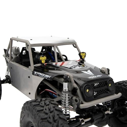 MEUS RACING RC Car LED Lights Kit 1/10 1/8 Scale RC Accessories for Axial SCX10 90046 Wraith Traxxas TRX4 TRX6 Redcat Gen8 1/10 1/8 RC Crawler Upgrades Parts. (4pcs Clover Lights) - style: 4pcs Clover Lights