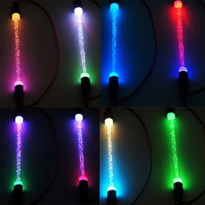 RC Car Chassis Body LED Light Tube Strip Light Bar Compatible with Traxxas TRX-4 Axial SCX10 II 90046 D90 D110 1/10 RC Crawler Car Truck (Colorful) - color: Colorful