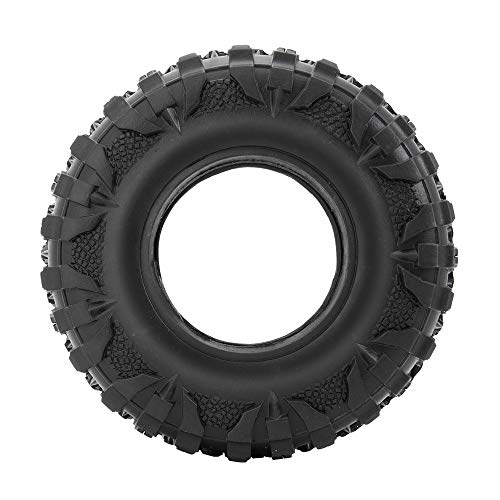 2.2" 120mm RC Rubber Wheel Tires for 1/10th RC Crawler Car | with 4PCS Foam Insert
