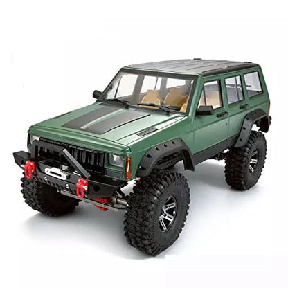 RC Car Hard Body Shell Kit,313mm Wheelbase Cherokee Body Car Shell for 1/10 RC Crawler Axial SCX10 & SCX10 II 90046 90047 TRX4 Kit (Army Green) - color: Army Green