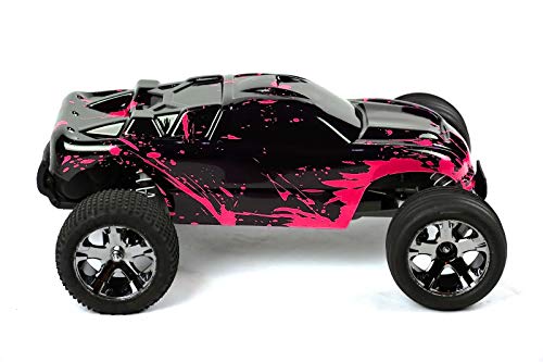 SummitLink Custom Body Muddy Hot Pink Over Black Compatible for 1/10 Scale RC Car or Truck (Truck not Included) R-NR-01