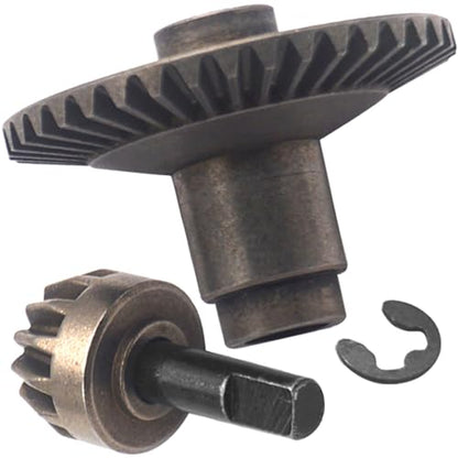Metal Differential Main Bevel Gear Set 38T 13T Hop Up Parts Compatible with Axial SCX10 1/10 RC Crawler Car