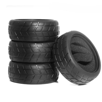 8pcs 1/10 RC Drift Tires 65 * 26mm for On Road Racing Car Drift RC Touring Car (Style C) - style: style C