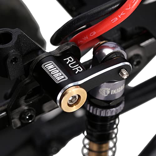 INJORA CNC Aluminum Shock Flex Blades for Axial SCX24 Upgrade