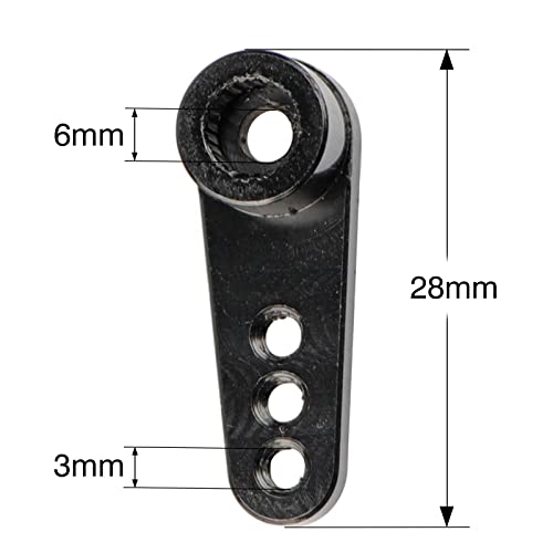 4pcs Aluminum RC 25T Servo Horn for Futaba Savox Xcore MG995 MG996R MG946R Servo