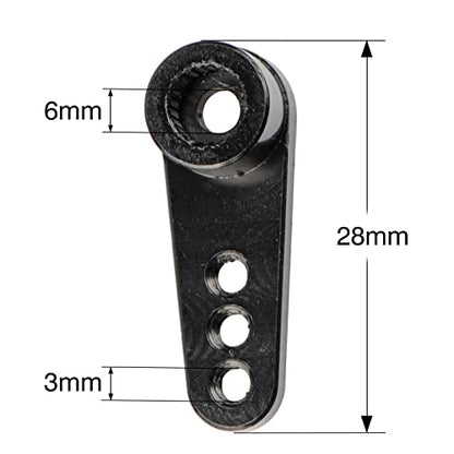 4pcs Aluminum RC 25T Servo Horn for Futaba Savox Xcore MG995 MG996R MG946R Servo